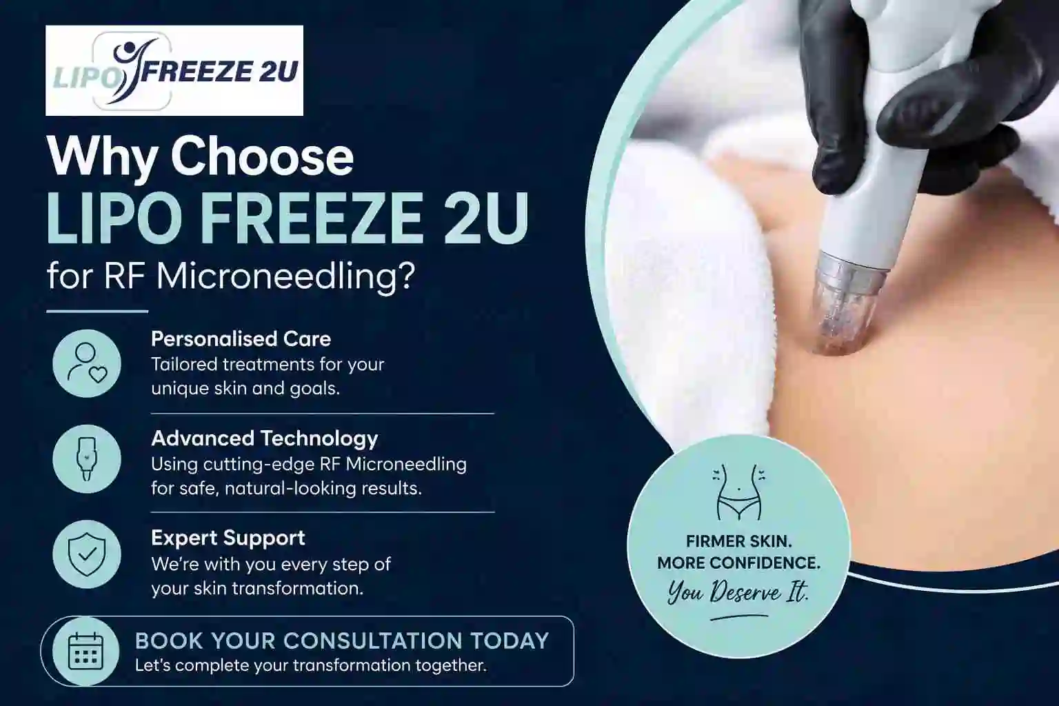 Why Choose LIPO FREEZE 2U for RF Microneedling Borehamwood?